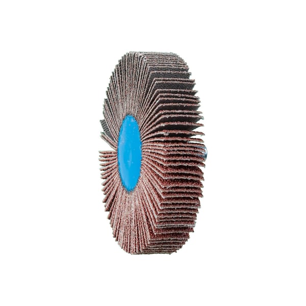 Pferd 2-1/2" x 1/2" Quick Change Flap Wheel - 1/4-20 Thread - Aluminum Oxide - 60 Grit 45410 - main